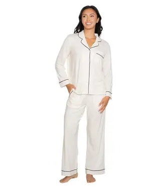 LatteLove Jersey Pajama Set - Ivory