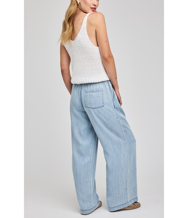 Gentle Fawn Tencel Camille Pants - Light Blue