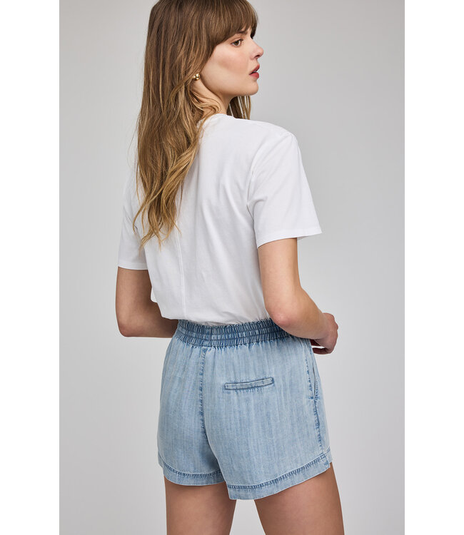 Gentle Fawn Tencel Tessa Shorts - Light Blue