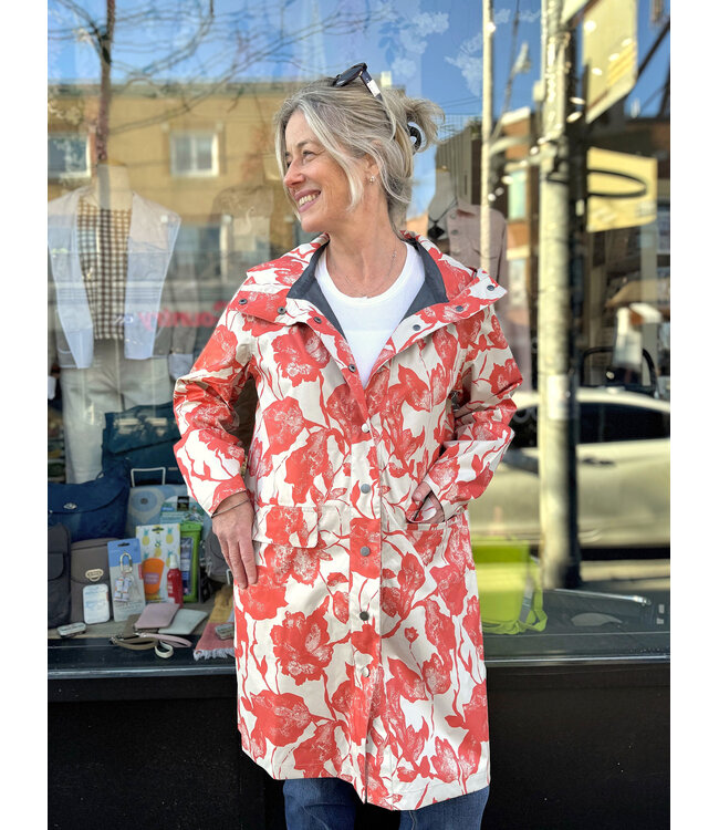 Cream CROlif Raincoat - Paprika Oatmeal