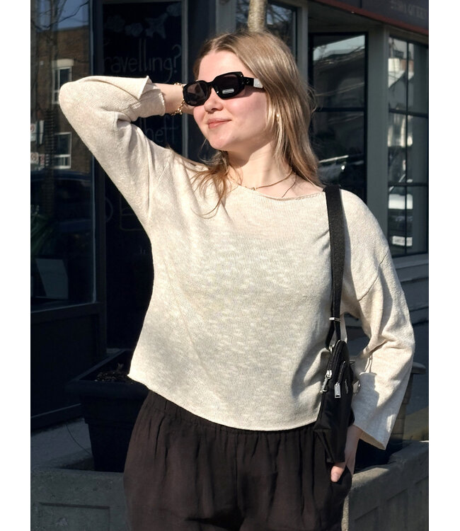 naif Nelly Sweater - Oat