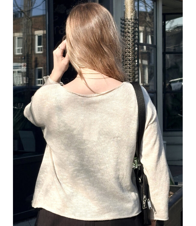 naif Nelly Sweater - Oat
