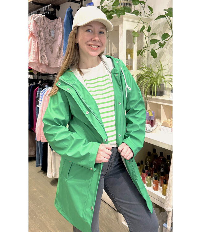 B. Young Rain Jacket - Green