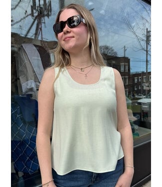 Pink Martini Jennifer Tank Top - Sage