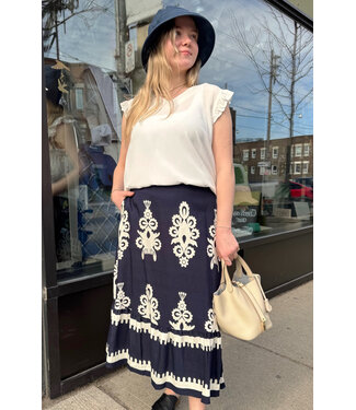 Pink Martini Bellingham Skirt - Navy