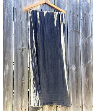 Linen Scarf - Charcoal