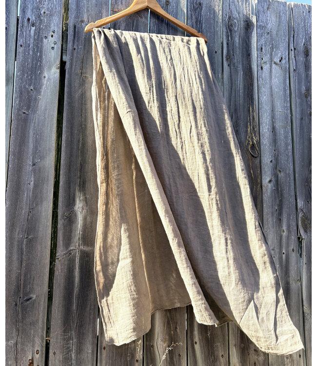 Linen Scarf - Taupe