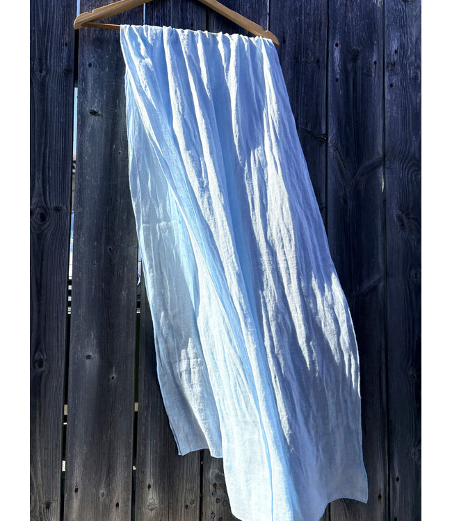 Linen Scarf - Sky