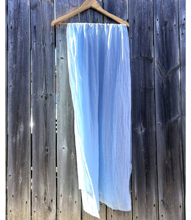 Linen Scarf - Sky