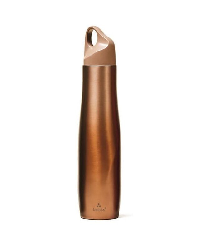 The Curve Bioloco water Bottle - Brass