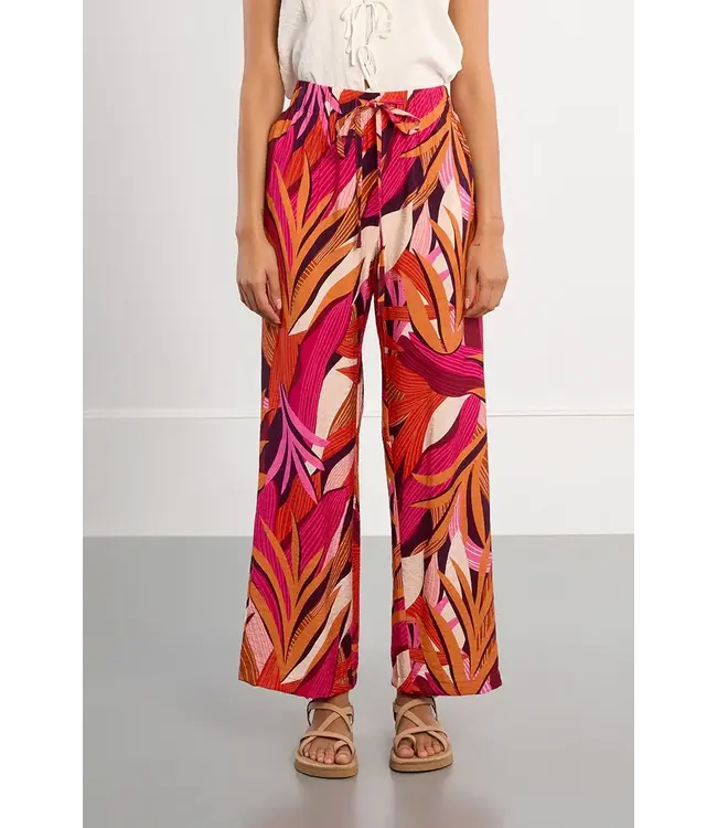 Molly Bracken Wide Leg Print Trousers - Marquise