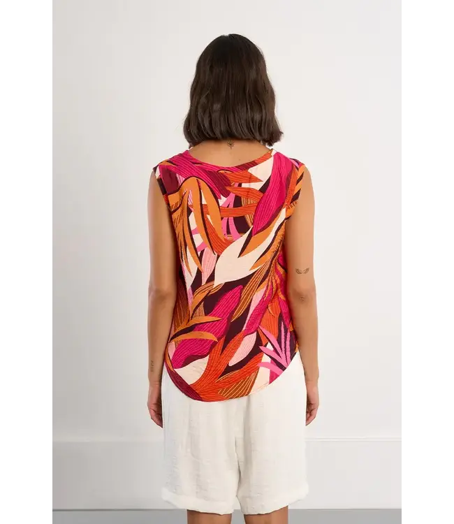 Molly Bracken Scoop Neck Flowy Tank - Marquise