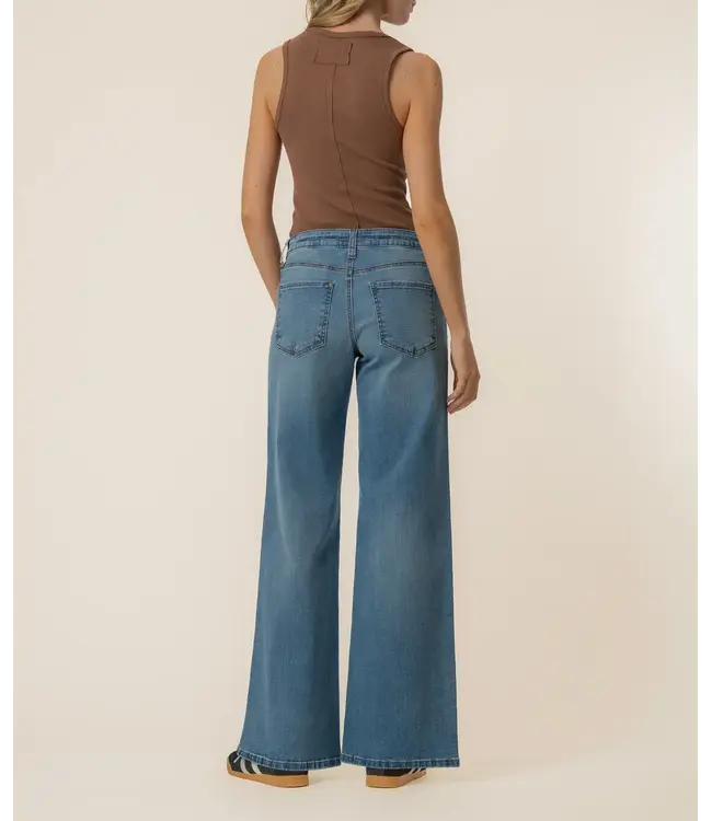 KUT Jeans Maya High Rise w/Drawstring - Protect