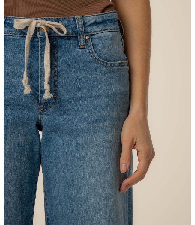 KUT Jeans Maya High Rise w/Drawstring - Protect