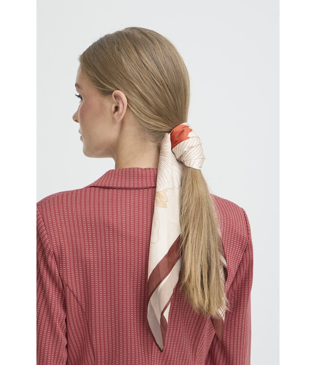 ICHI IAgnethe Scarf - Burnt Ochre