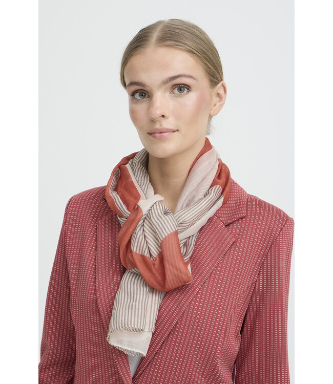 ICHI IAnnie Scarf - Rust