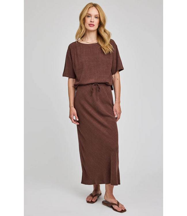 Gentle Fawn Cassia Skirt - Espresso