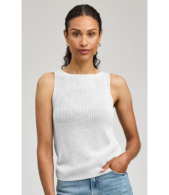 Gentle Fawn Kelsie Knit Tank - White
