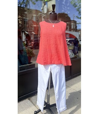 Linen Tank Top - Watermelon