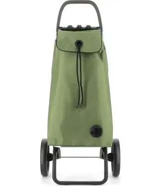 Rolser Shopping Cart - Large Wheels Foldable - Olive