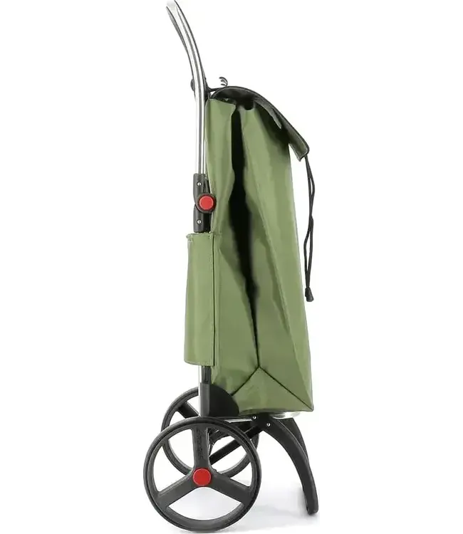 Rolser Shopping Cart - Large Wheels Foldable - Olive