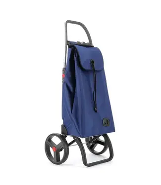 Rolser Shopping Cart - Large Wheels Foldable - Sapphire