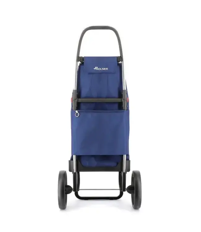 Rolser Shopping Cart - Large Wheels Foldable - Sapphire