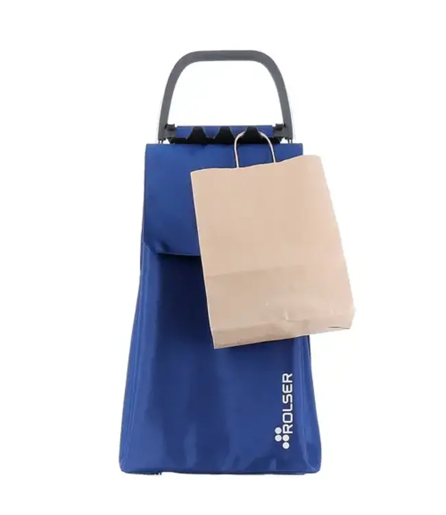 Rolser Shopping Cart - Large Wheels Foldable - Sapphire