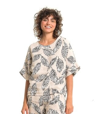 Leaf Blouse - Sabbia