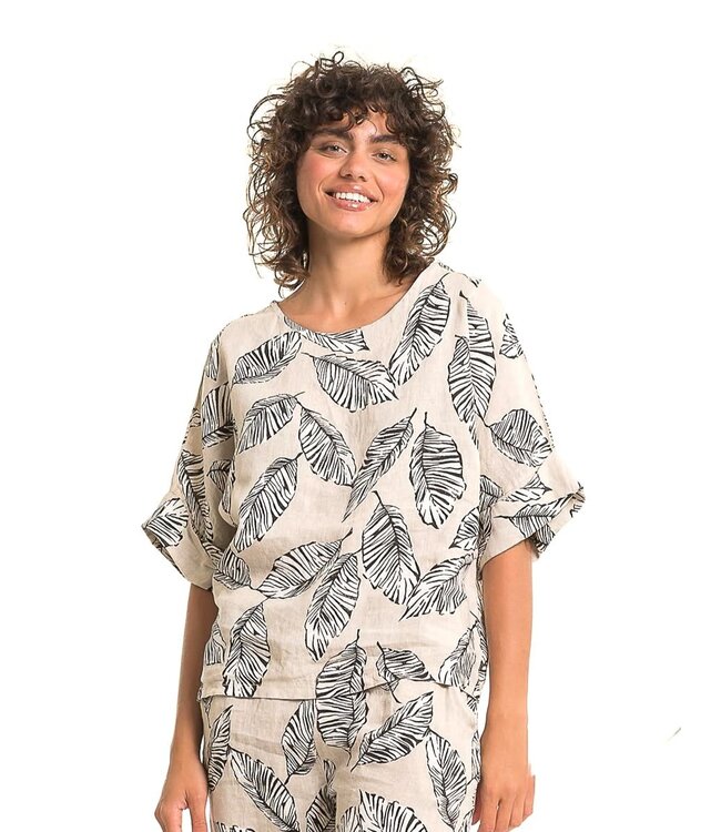 Leaf Blouse - Sabbia