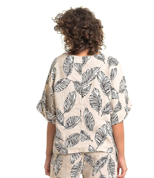 Leaf Blouse - Sabbia