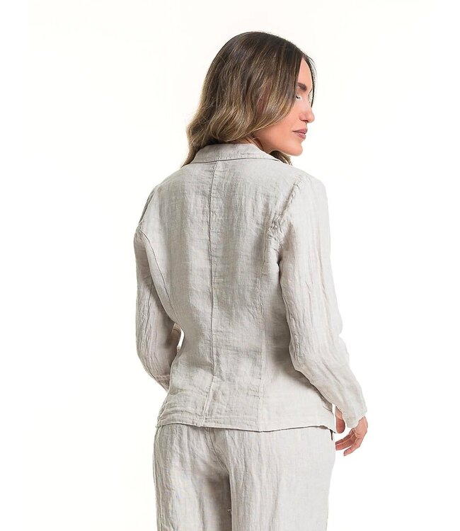 Linen Blazer - Beige