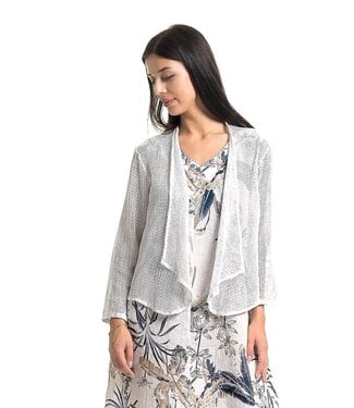 Mesh Bolero - White