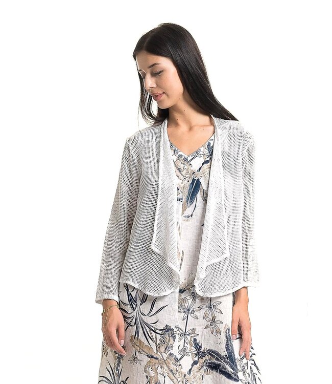 Mesh Bolero - White