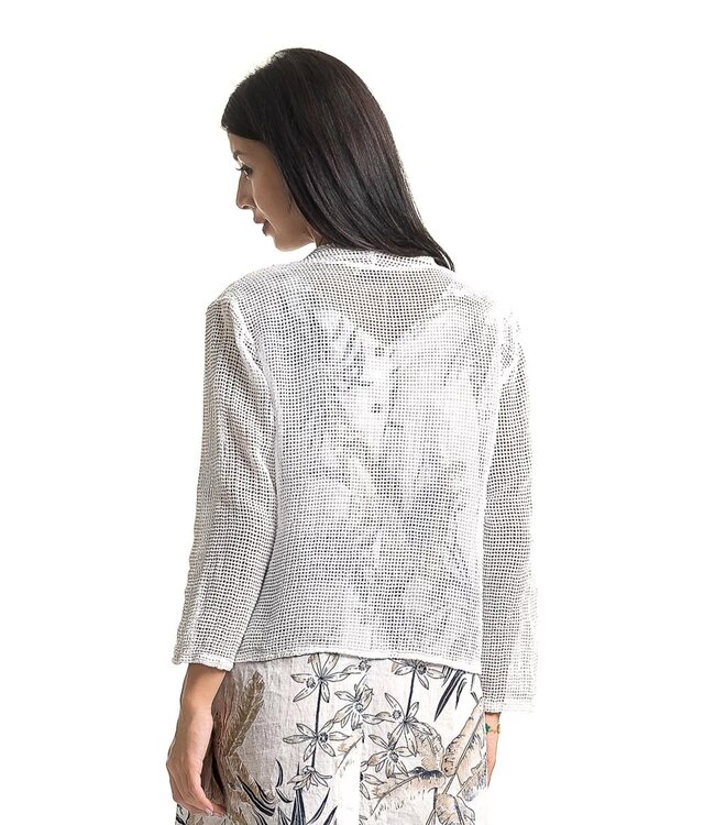 Mesh Bolero - White