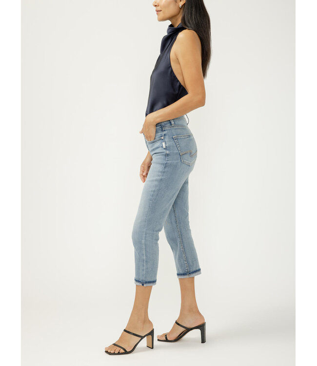 Silver Jeans Avery Capri High Rise - Orlando