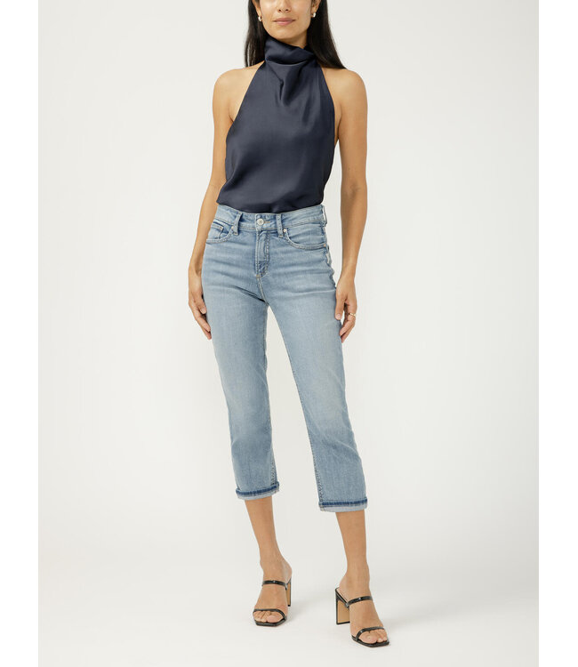 Silver Jeans Avery Capri High Rise - Orlando