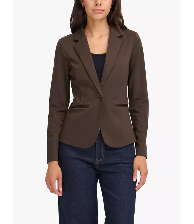ICHI Kate Blazer - Chocolate Torte