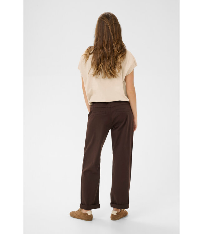 Cream CRDela Knit Slipover - Oat Melange