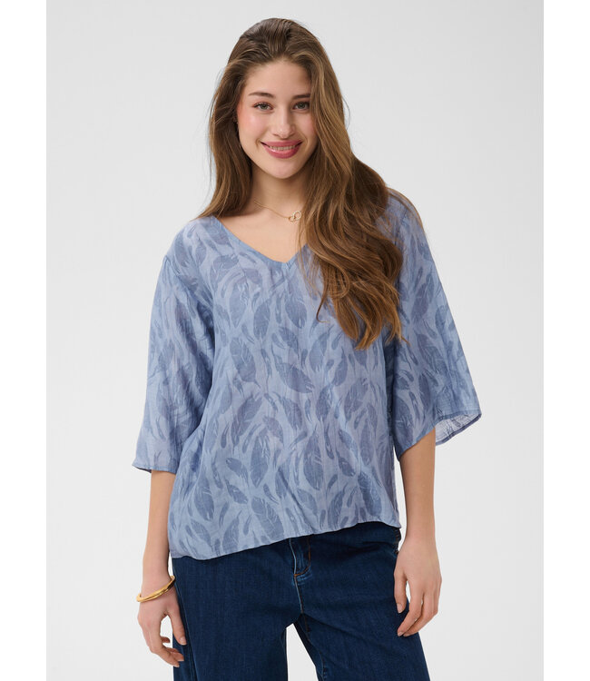Cream CRLoui Shirt Blouse - Blue Feather