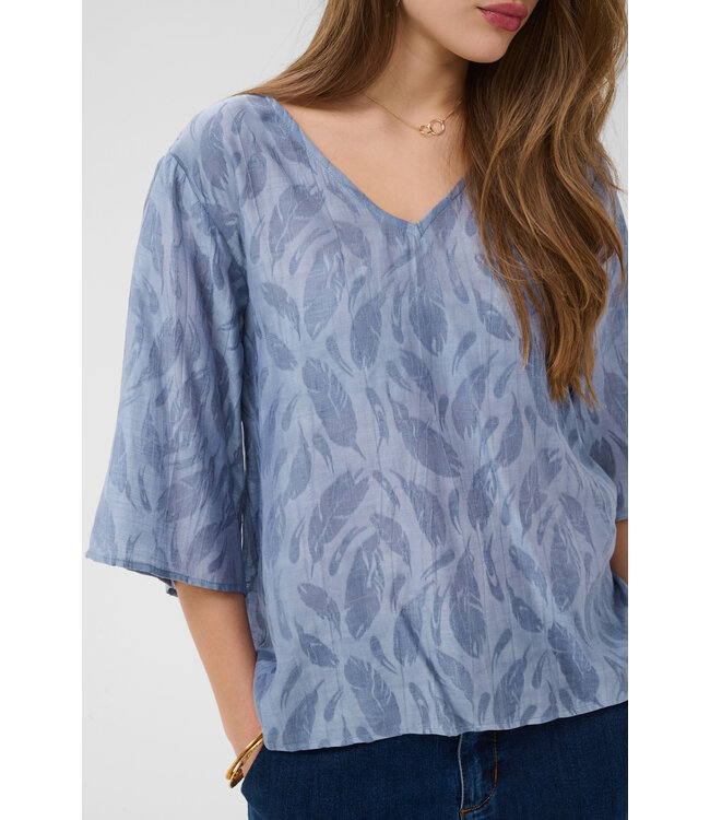 Cream CRLoui Shirt Blouse - Blue Feather