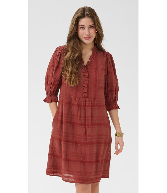 Cream CRLyc Short Dress - Brandy