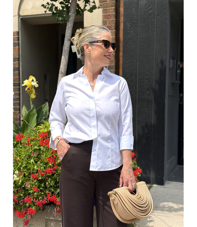 ICHI IHKate Wide Leg Pants - Chocolate Torte