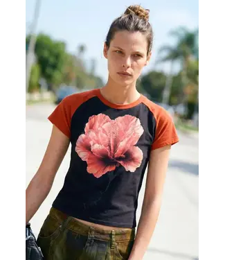 Desigual Gem Flower T-Shirt - Black