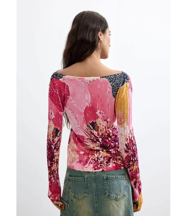 Desigual Floral Pull-Over - Jersey Roses