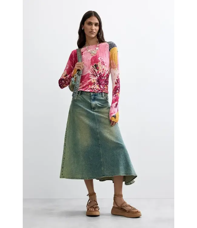 Desigual Floral Pull-Over - Jersey Roses