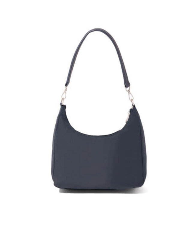 Baggallini Coastal Flip Lock Half Moon - Navy