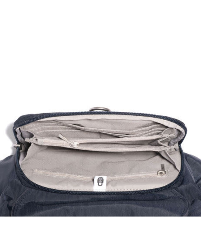 Baggallini Coastal Flip Lock Half Moon - Navy