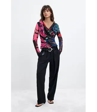 Desigual Christian Lacroix Cowl Neck Top - Tutti Frutti