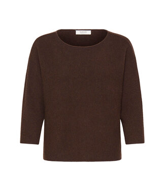 B. Young 3/4 Sleeve Sweater - Java Melange